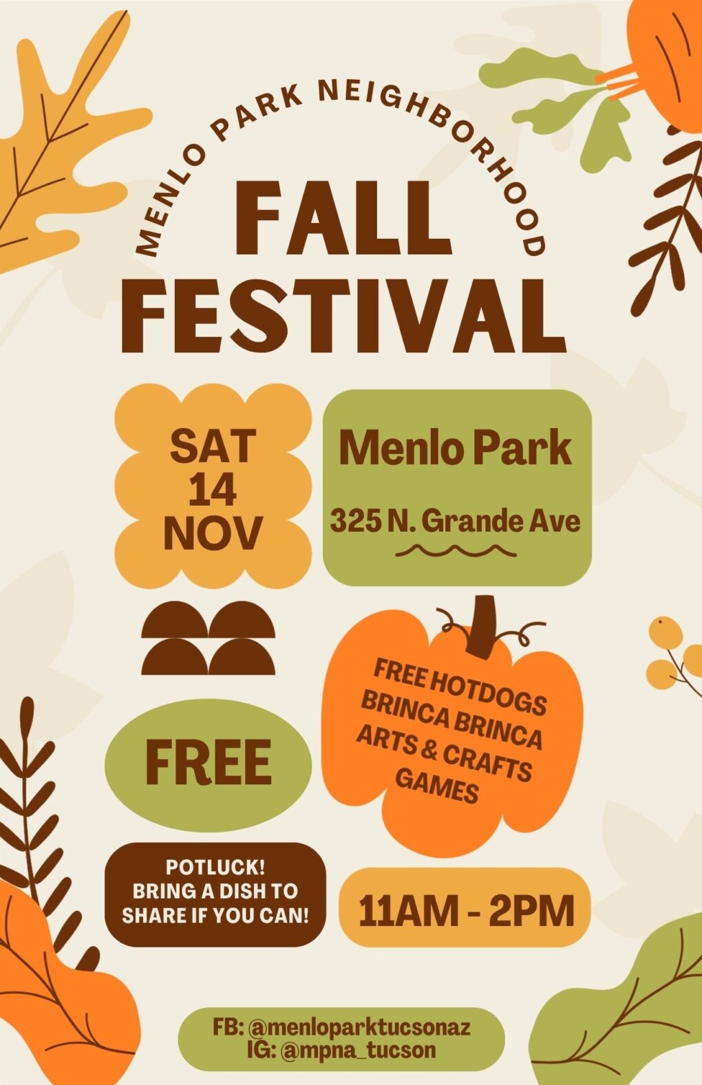 Menlo Park Neighborhood Fall Festival